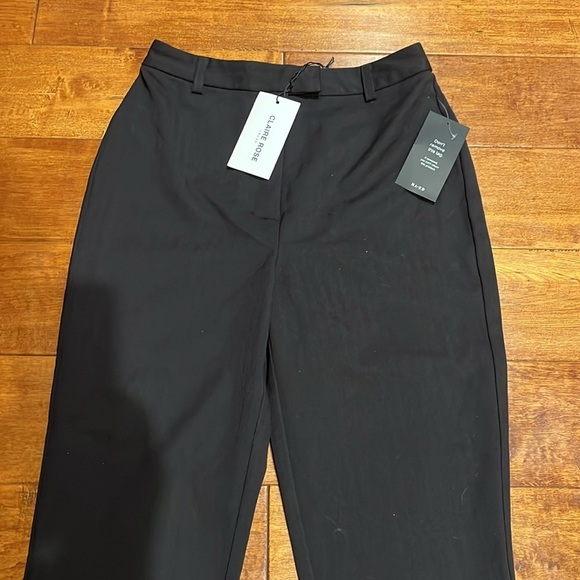 Claire Rose Black Straight Suit Pants NWT - Picture 5 of 13